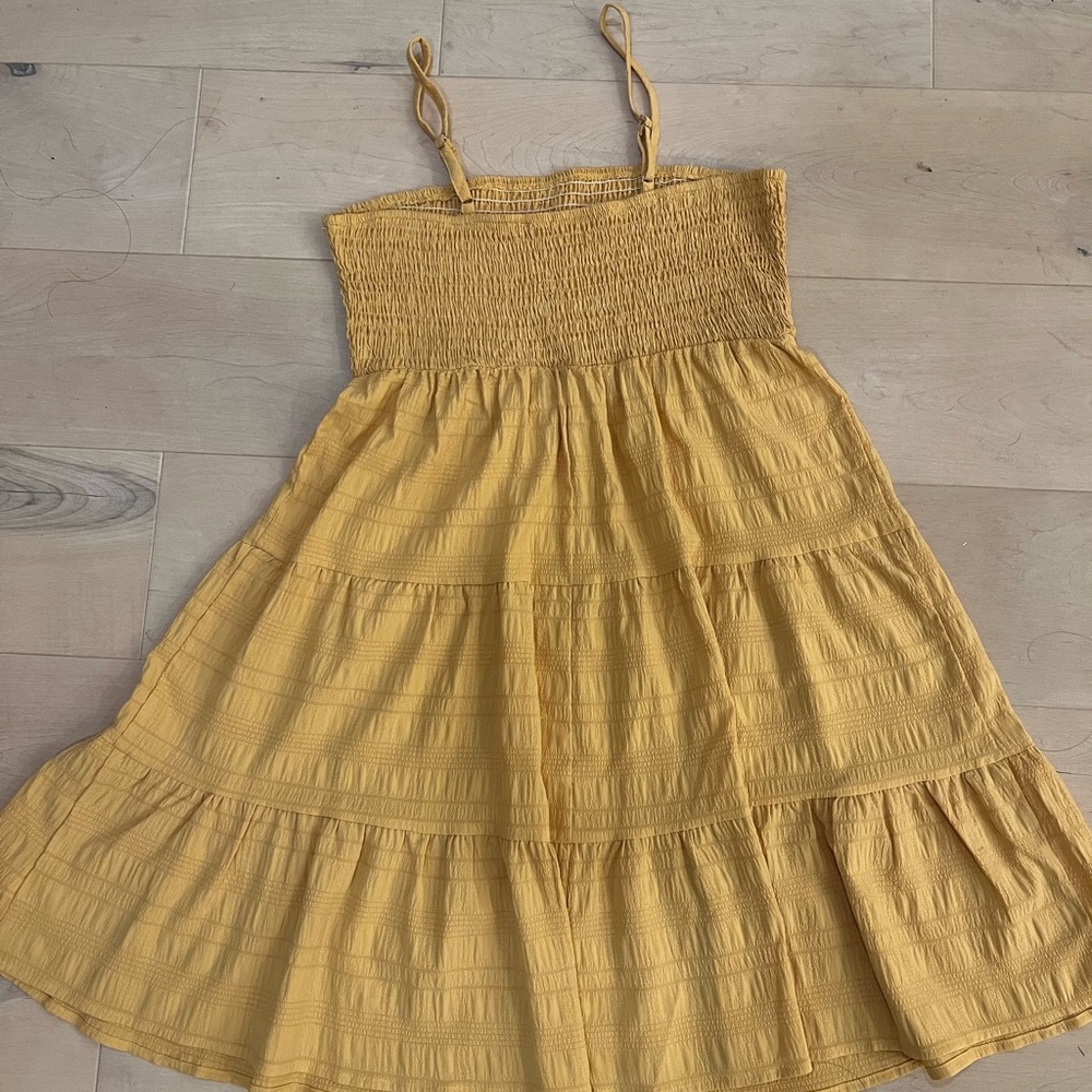 Yellow Mini Dress